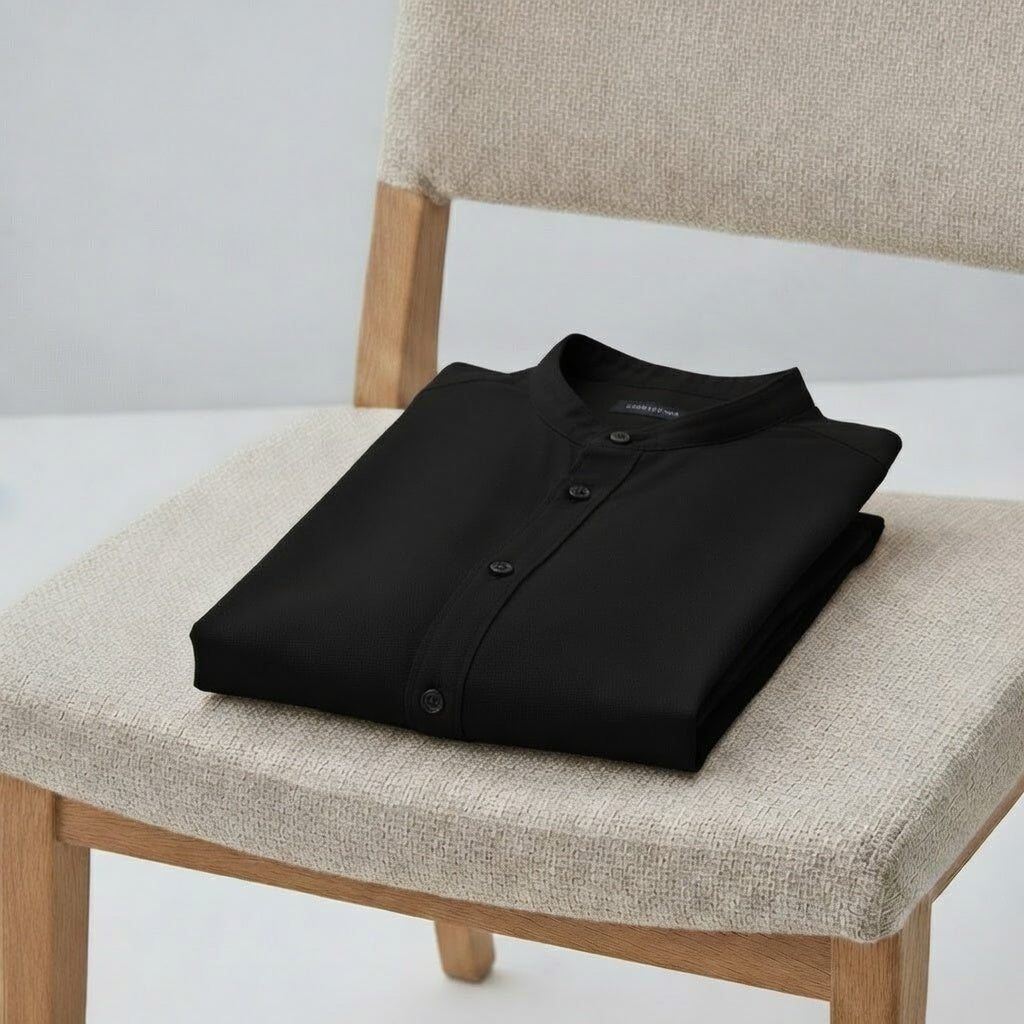 Chemise en lin et coton