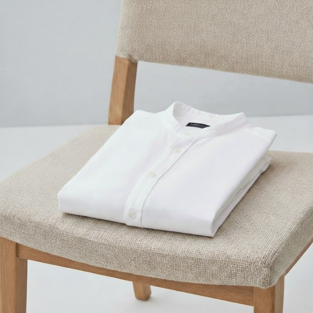 Chemise en lin et coton