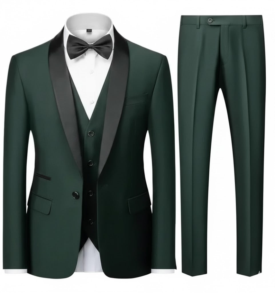 smoking  Vert Trois Pièces