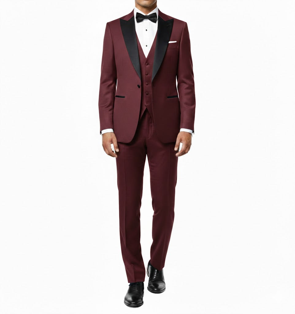 smoking Rouge Trois Pièces